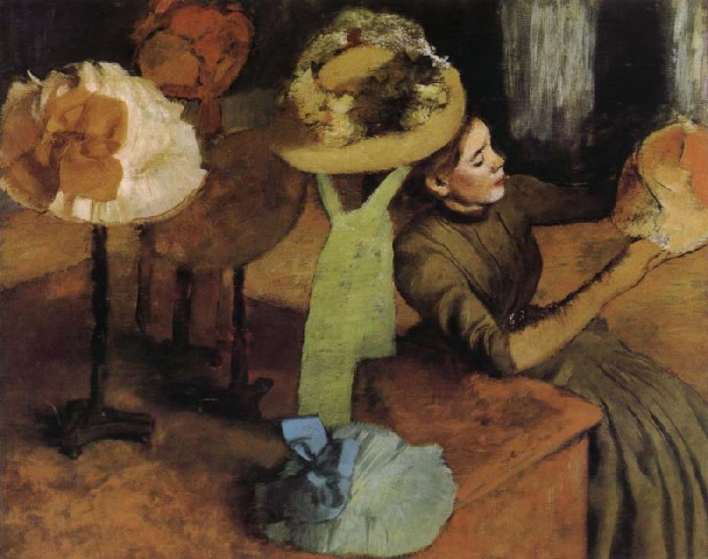 Edgar Degas The Store of  Millinery Spain oil painting art